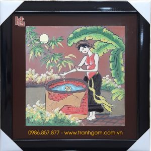 Tranh Gốm Vuông 50cm - TV50-09